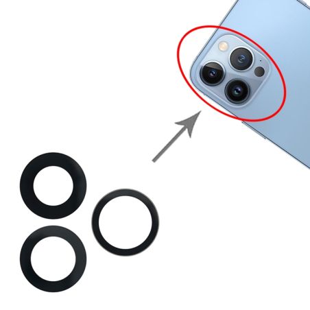 Vitre Cache Caméra Arrière iPhone 13 Pro et 13 Pro Max