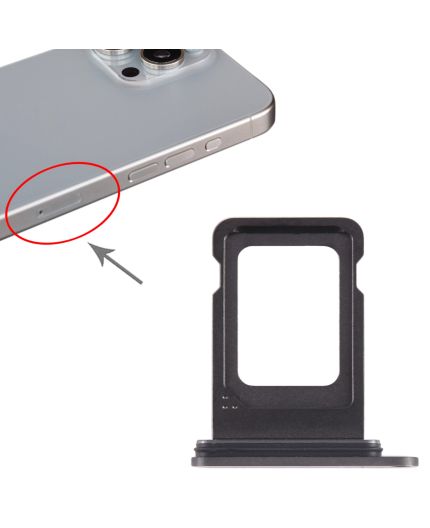Tiroir Sim iPhone 15 Pro et 15 Pro Max - Bleu