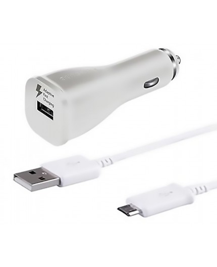 Chargeur Voiture Complet  Original Samsung  - Blanc