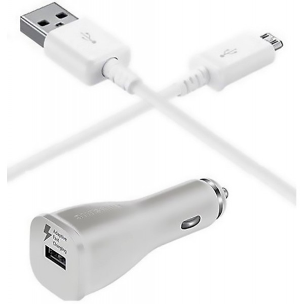 ADAPTATEUR VOITURE SAMSUNG  ORIGINAL AVEC CÂBLE ORIGINAL SAMSUNG S6