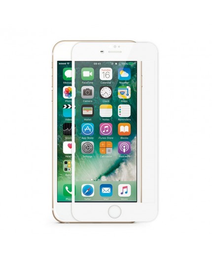 Film de Protection en Verre Trempé pour iPhone 7 et 8 - Blanc