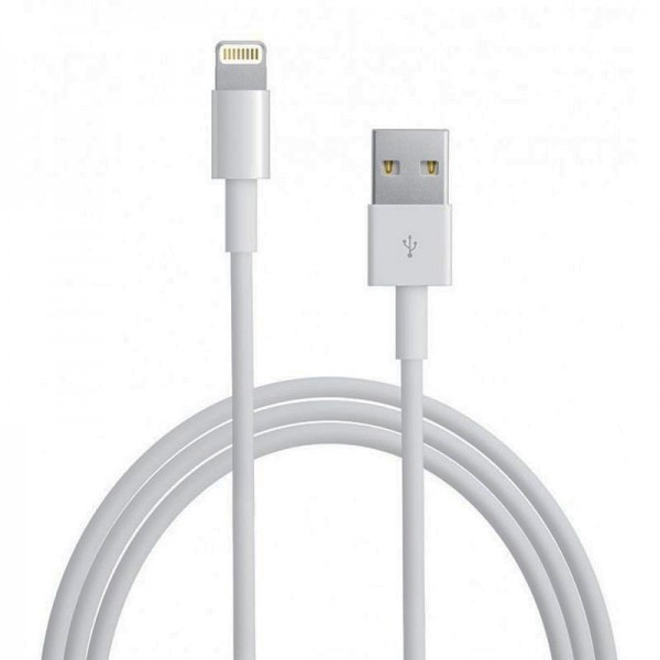 Câble Lightning vers USB - Chargement et Synchronisation MD818ZM/A - Blanc (1M) Boîte d'Origine