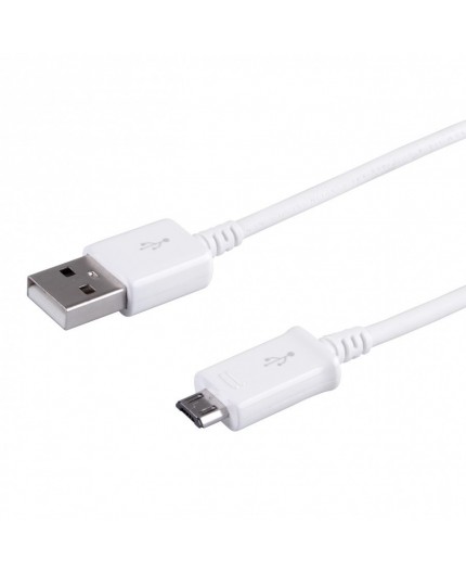 Câble USB Original de Chargement ECB-DU4AWE Samsung S4/Note 2/Note 4 - Blanc (1 M)