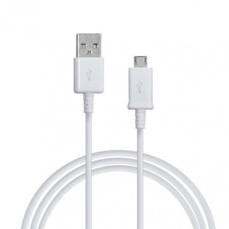 Câble USB Original de Chargement ECB-DU4AWE Samsung S4/Note 2/Note 4 - Blanc (1 M)