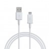 Câble USB Original de Chargement ECB-DU4AWE Samsung S4/Note 2/Note 4 - Blanc (1 M)
