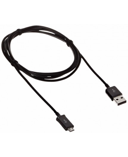 Câble USB Original de Chargement ECB-DUEBE Samsung S4/Note 2/Note 4 - Noir (1.50 M) 
