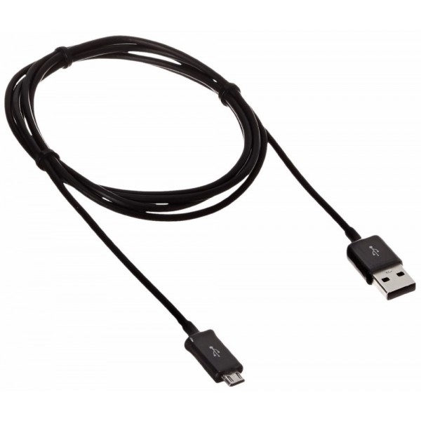 Câble USB Original de Chargement ECB-DUEBE Samsung S4/Note 2/Note 4 - Noir (1.50 M) 