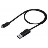 Câble USB Original de Chargement ECC1DUABBE Samsung S3/Note - Noir