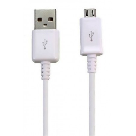 Câble USB Original de Chargement ECB-DU4AWE Samsung S4/Note 2/Note 4 - Blanc (1 M) avec boîte d'origine