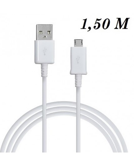 Câble USB Original de Chargement ECB-DU4EWE Samsung S4/Note 2/Note 4  - Blanc (1.50 M) avec boîte d'origine