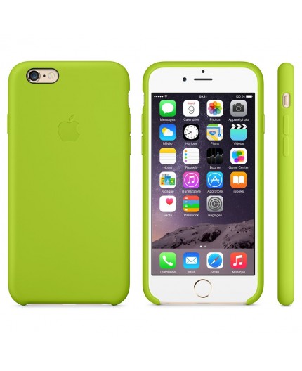 Coque Silicone iPhone 6 Plus et 6S Plus - Vert