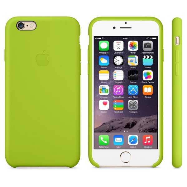 Coque Silicone iPhone 6 Plus et 6S Plus - Vert