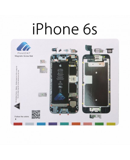 Tapis Magnétique et Patron de Démontage iPhone 6S