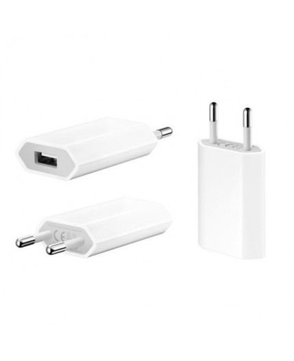 Chargeur Secteur USB 1 A - Blanc