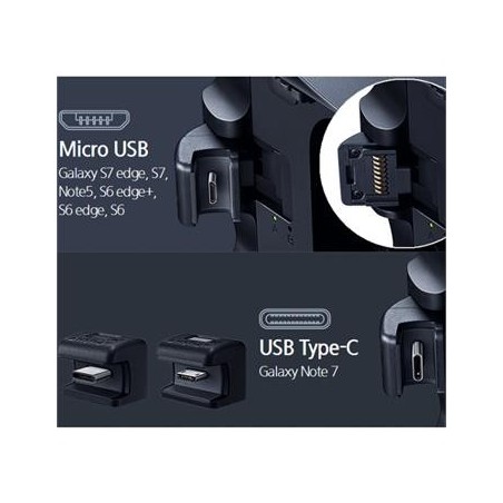 Samsung Gear VR-2016 SM-R323  Casque de Réalité Virtuelle - Bleu Noir