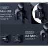 Samsung Gear VR-2016 SM-R323 Casque de Réalité Virtuelle - Bleu Noir