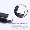 Câble USB Original de Chargement Rapide Type C EP-DW700CBE Samsung - Noir (1.50 M)