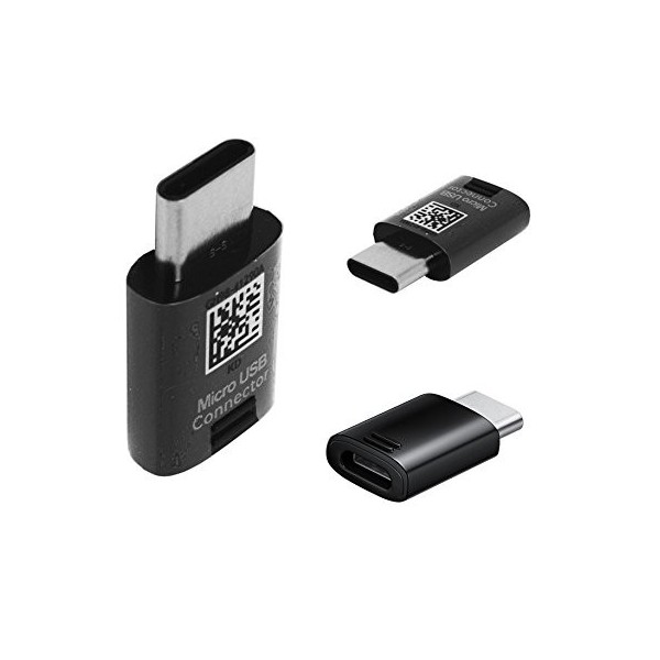 Adaptateur Micro USB vers Type C Original EE-GN930BB Samsung - Noir