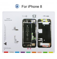 Tapis Magnétique/Patron de Démontage iPhone 8