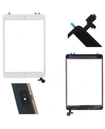 Vitre Tactile Assemblée Ipad Mini et Mini 2 Qualité Originale - Blanc