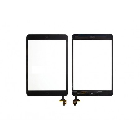 Vitre Tactile Assemblée Ipad Mini et Mini 2 Qualité Supérieure - Noir