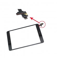 Vitre Tactile Assemblée Ipad Mini et Mini 2 Qualité Supérieure - Noir