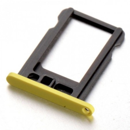 Tiroir Sim iPhone 5C - Jaune