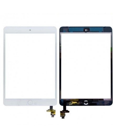 Vitre Tactile Assemblée Ipad Mini et Mini 2 Qualité Supérieure - Blanc
