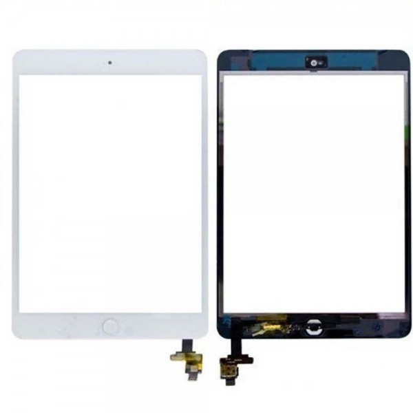 Vitre Tactile Assemblée Ipad Mini et Mini 2 Qualité Supérieure - Blanc