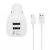 Chargeur Voiture Complet EP-LN920 Samsung Original Double USB - Blanc