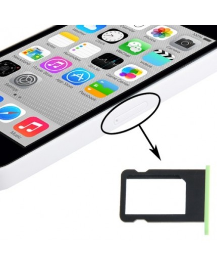 Tiroir Sim iPhone 5C - Vert
