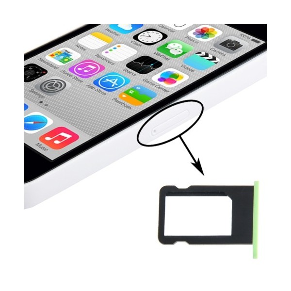 Tiroir Sim iPhone 5C - Vert
