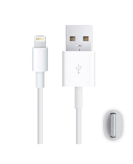 Câble Lightning MD818ZM/A d'Origine (1m) - Blanc
