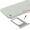 Tiroir Sim iPhone 5 - Argent