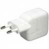 Bloc Chargeur Secteur USB pour iPhone et Ipad - 12W Blanc