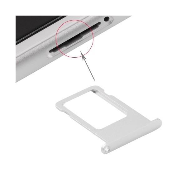 Tiroir Sim iPhone 6S - Argent
