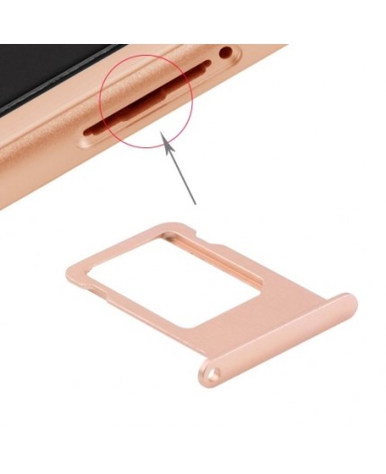 Tiroir Sim iPhone 6S Plus - OR Rose