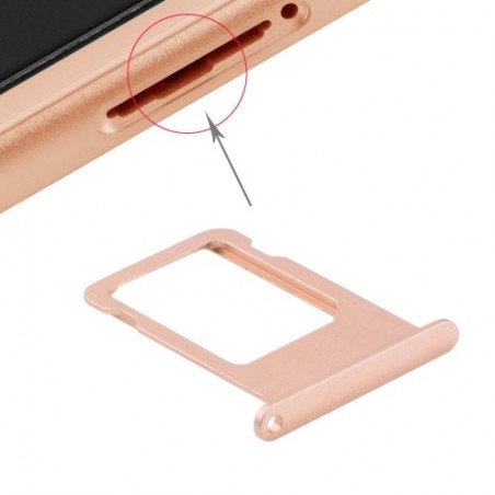 Tiroir Sim iPhone 6S Plus - OR Rose