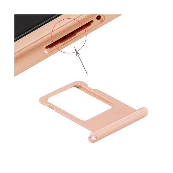 Tiroir Sim iPhone 6S Plus - OR Rose