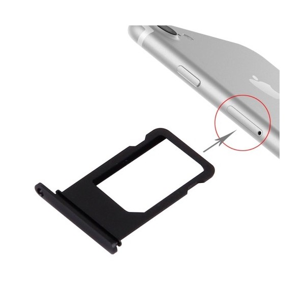 Tiroir Sim iPhone 7 - Noir