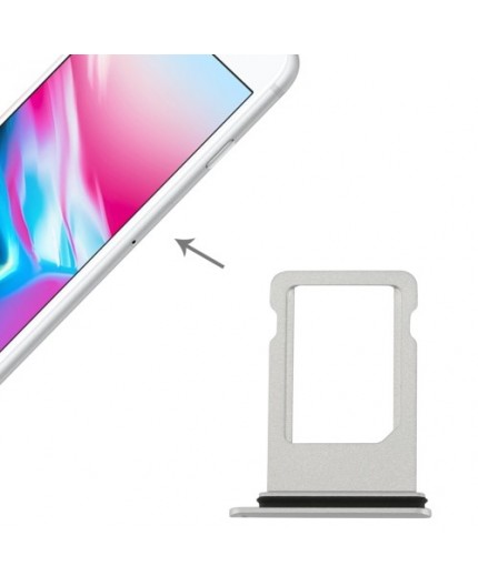 Tiroir Sim iPhone 8,SE (2020) et SE (2022) - Argent