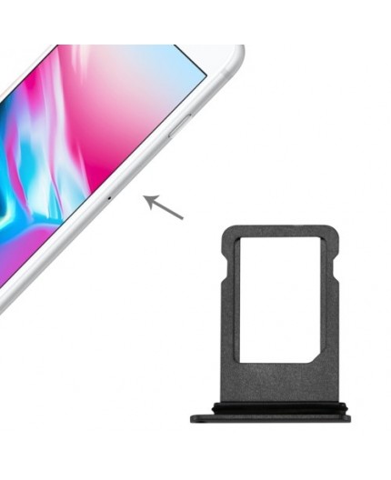 Tiroir Sim iPhone 8, SE (2020) et SE (2022) - Noir