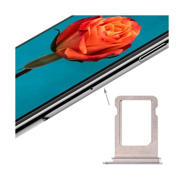 Tiroir Sim iPhone X - Argent
