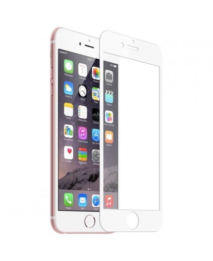 Film de Protection en Verre Trempé pour iPhone 6 Plus et 6S Plus - Blanc