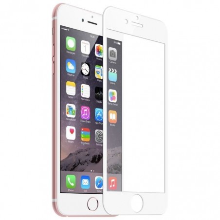Film de Protection en Verre Trempé pour iPhone 6 Plus et 6S Plus - Blanc