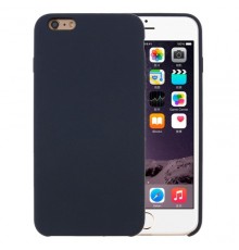 Coque Silicone Gomme intérieur façon velours iPhone 6 et 6S - Bleu Nuit
