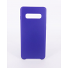 Coque Silicone Gomme Intérieur Façon Velours Samsung Galaxy S10 Plus (G975F) - Violet Ultra