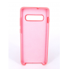 Coque Silicone Gomme Intérieur Façon Velours Samsung Galaxy S10 (G973F) - Rose Saumon