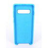 Coque Silicone Gomme Intérieur Façon Velours Samsung Galaxy S10 (G973F) - Bleu Ciel