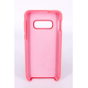 Coque Silicone Gomme Intérieur Façon Velours Samsung Galaxy S10e (G970F) - Rose Saumon
